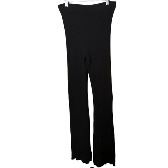 Dynamite Divina Side Slit  Yarn Pants - Picture 3 of 4